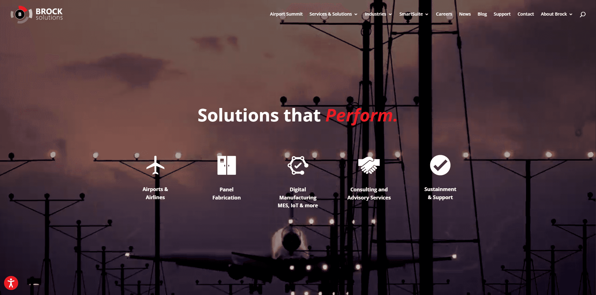 Brock Solutions project preview - Development - CMS